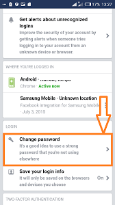 A good password is only one part of having a secure facebook account. How To Change Or Reset Your Facebook Password On Your Android Phone