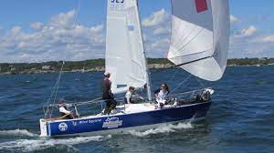 Attention to the rules and strict international control provides close racing and attracts the world's top sailors. J 24 Downwind Sailing With Tim Healy And Will Welles Youtube