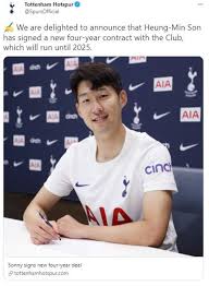 Official account of tottenham hotspur. Son Heung Min Signs New 4 Year Deal With Tottenham
