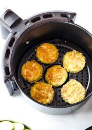 How to make fried zucchini. Air Fryer Zucchini Chips Vegan Keeping The Peas