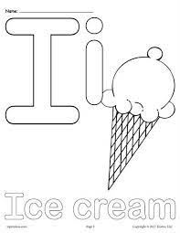 I used the draw tool to import images and add custom text to my coloring page. Letter I Alphabet Coloring Pages 3 Printable Versions Alphabet Coloring Pages Letter A Coloring Pages Preschool Coloring Pages