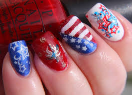 The following has been compiled to give you some ideas as to how to shoe uncle sam that he is your favorite with impressive and stylish 4th of july nail ideas. Beautiful Fourth Of July Nail Art Design Idea