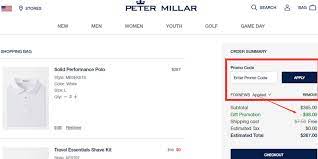 Please make sure the product you choose meets the requirements. 50 Off Peter Millar Promo Codes Coupon Code