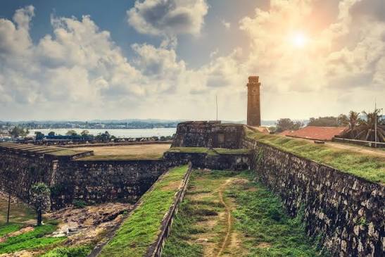 Galle Dutch Fort UNESCO World Heritage colonial walls lighthouse Sri Lanka