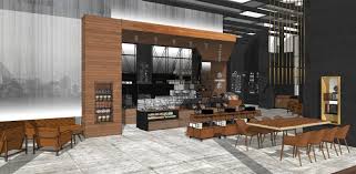 In the above floor plan for a starbucks, you can see that a private conference room has been added in addition to large communal seating options like a large table in the center of the dining room. Design At Starbucks Brewing The Right Stuff Sketchup Blog