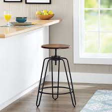 Free 2 Day Shipping Buy Better Homes Gardens Adjustable Height Spin Stool At Walmart Com Adjustable Bar Stools Farmhouse Style Bar Stools Adjustable Stool