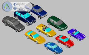 مجموعة بلوكات 3d اوتوكاد Dwg