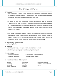 Funders that request concept papers often provide a template or format. The Concept Paper Concept Ketchup