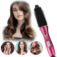 4.7 out of 5 stars. Curling Iron Brush Hair Curler Hot Brush Professional Anti Scald Instant Heat Up Curling Wands Suitable Heated Styler Brush For Long Short Hair Uk Plug 110 240v Buy Online In Belize At Belize Desertcart Com Productid 125851713