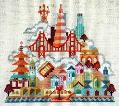 Ships in approximately 10 to 15 business days. Pretty Little San Francisco Cross Stitch Pattern By Satsuma Street