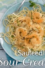 Well, i just had to make it again, except this time i turned into an epic pasta dish. Sauteed Shrimp With Sour Cream Sauce Recipe With Sour Cream Daisy Brand