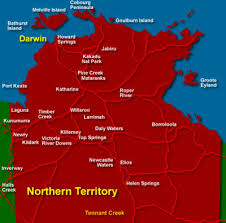 Darwin, in the north (or the top end) of the northern territory is the state's capital city, located on the coast of the timor sea. The Northern Territory Australia With Map
