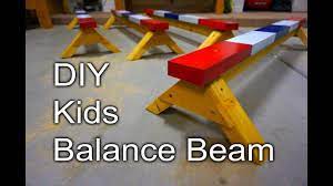 Kids Balance Beam Diy Christmas Gifts For My Nieces Youtube Homesteadonomics Diy Balance Beam Balance Beam Diy Christmas Gifts