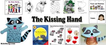 The picture with the hand with the heart is good to give to children showing school fear. The Kissing Hands Preschool Activities And Crafts Kidssoup