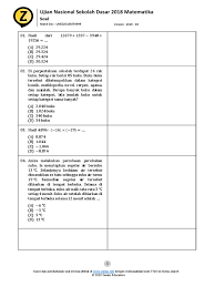 Try out xa1cmantax1,c2019.2020 kubus satuan. Latihan Soal Ujian Siswa Sd Pdf