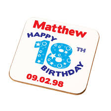 If you are looking for 18th birthday gift ideas for daughter or granddaughter, then we have some great options in our daughter and granddaughter 18th birthday gifts section which are sure to help you make her feel really special. Boys Happy 18th Birthday Personalised Coaster Boyfriend Son His Birthday Gift Buy Online In Bosnia And Herzegovina At Bosnia Desertcart Com Productid 55261252