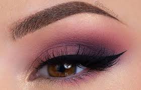 Plum Eyeshadow Makeup For Dark Brown Eyes Makeup Tips For Brown Eyes Plum Makeup Makeup Looks For Brown Eyes