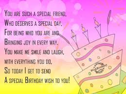 Unique Birthday Wishes For Bestie Quotes A Special Birthday Wish Friendship Birthday Wishes Birthday Cards For Friends Unique Birthday Wishes