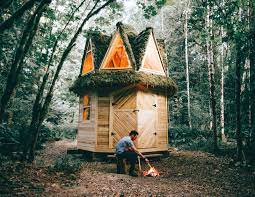 Ana white's outhouse for the cabin. Jacob Witzling S Off Grid Cabins Are Straight Out Of A Fairy Tale Dwell