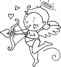Cupid Coloring Pages Best Coloring Pages For Kids Coloring Pages Valentine Cupid Coloring Pages For Kids