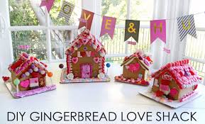 Diy Gingerbread Love Shacks Gingerbread Diy Gingerbread Project Nursery