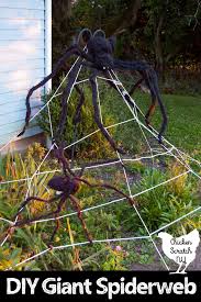 How to build a creeper! Giant Clothesline Spider Webs