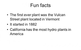 Fun Facts About Hydroelectric Power Hydropower