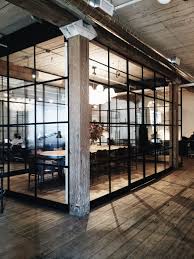 East Room Coworking Space Toronto Industrial Office Design Door Glass Design Modern Office Design