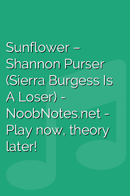 How to play best part by daniel caesar feat h.e.r. Sunflower Shannon Purser Sierra Burgess Is A Loser Letter Notes For Beginners Music Notes For Newbies