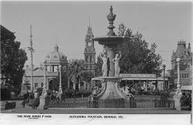 Alexandra Fountain Bendigo 1920 1954 Old Pictures Bendigo Old Photos
