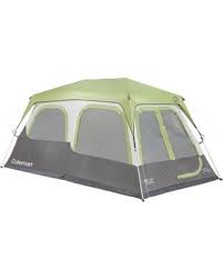 This tent is a spacious tent that can comfortably accommodate up to 8 persons. Coleman Instant Cabin 8 Person Tent With Fly Signature 14 X 8 X 169 00 Cabin Tent Family Tent Camping 10 Person Tent