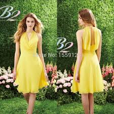 Gelb ist die aktivste und hervorstechende farbe unter allen farben. Gelbe Spitze Brautjungfer Kleider Vestidos Knielangen 2017 A Linie O Ansatz Mit Drapierte Chic Jugendliche Prom Party Kleider Chiffon Cr1425 Lace Bridesmaid Dress Bridesmaid Dresseslace Bridesmaid Aliexpress