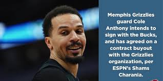 Bucks to sign former first round pick Cole Anthony, per reports
