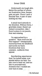 Inner Child Pt 1 Ky Ashanai Kythepoet Inner Child Healing Inner Child Quotes Inner Child