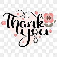 Thank You Hand Lettering Vintage With Flowers And Hearts Thank You Thanks Thankyou Png And Vector With Transparent Background For Free Download Hand Lettering Lettering Invitation Lettering