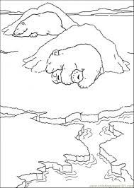 In a cave, in a cave. Polar Bear Is Sleeping Coloring Page For Kids Free The Little Polar Bear Printable Coloring Pages Online For Kids Coloringpages101 Com Coloring Pages For Kids