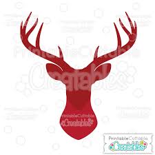 Download Deer Head Silhouette Free Svg Cut File For Silhouette Cricut Cutting Machines