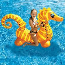 Buy the best and latest inflatable pool on banggood.com offer the quality inflatable pool on sale with worldwide free shipping. New Seahorse Inflatable Pool Toy Float In The Sun Shine Ride Fun Play Kids Pool Toys Inflatable Pool Toys Seahorse Pool Float