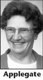 MARY APPLEGATE Obituary (2013)