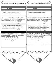 În funcție de clasa în care sunteți și de învățător / profesor acestea pot fi doar rotunde sau rotunde, drepte și acolade. Fisa Ordinea Efectuarii Operatiilor Clasa 3