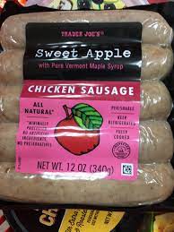 Fully cooked chicken & apple sausage links. Trader Joe S Chicken Sausage Trader Joe S Reviews