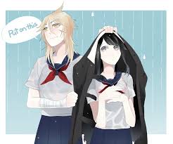 I found a bunch of yandere simulator rival mods to play with!! Ayano Aishi And Osoro Shidesu Yandere Simulator Drawn By Koumi04 Danbooru