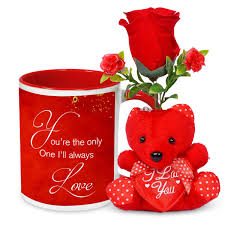 Search free happy teddy bear day ringtones and wallpapers on zedge and personalize your phone to suit you. Buy Happy Teddy Bear Valentines Day Mug With 1 Rose Red Teddy Online At Low Prices In India Amazon In