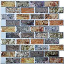 What are a few brands that you carry in tile backsplashes? Art3d 10 Piece Peel Stick Kitchen Bathroom Backsplash Sticker 12 X 12 Faux Ceramic Tile Design Amazon Com