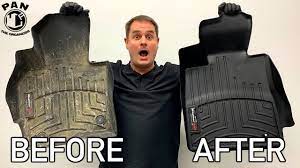 After that, place your bathtub mat upside down, exposing the suction cups. How To Clean Rubber Floor Mats Quick Easy Youtube