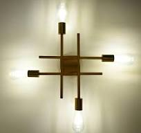 ZJVAIVE 18.11 in. 4-Light Modern Golden Semi- Flush Mount ...