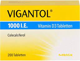 The body can produce vitamin d itself through the sun's rays, which is why it is also referred to as the sun vitamin. Vigantol 1000 I E Vitamin D3 Tabletten 200 St Tabletten Amazon De Drogerie Korperpflege
