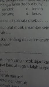 Musik ansambel campuran ialah bentuk pengajuan musik ansambel yang memakai sebagian jenis alat musik. Musik Ansambel Adalah Brainly