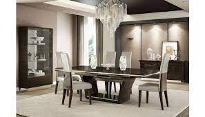 Mr4718 / mercury round glass top and acrylic modern dining table. Livorno Italian Modern Dining Table Set