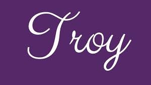 Learn How To Sign The Name Troy Stylishly In Cursive Writing Youtube